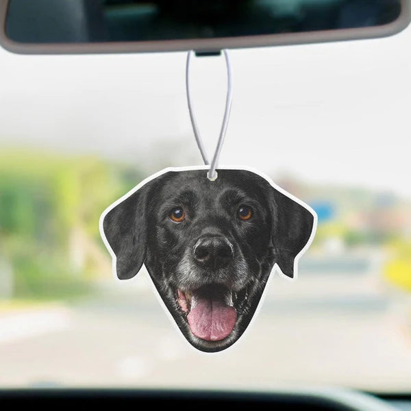 Custom Photo Garland Car Rearview Mirror Charm Decoration Gifts for Christmas