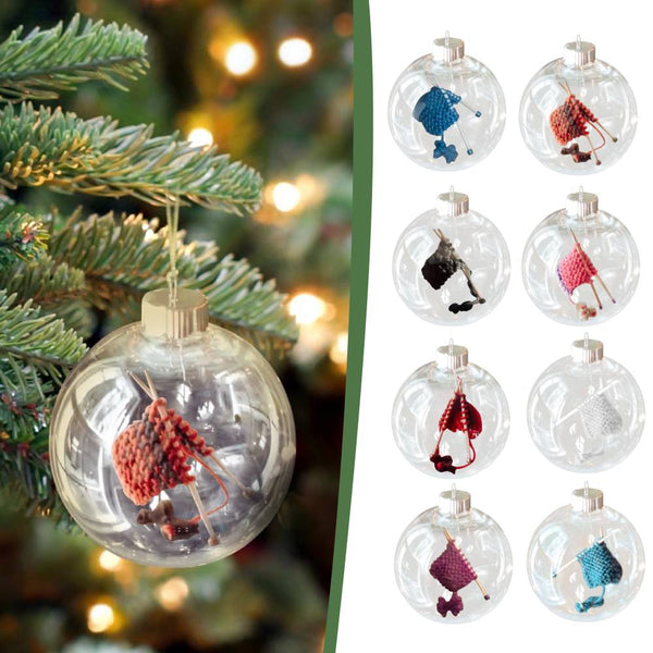 Knitting Christmas Ornament Handmade Christmas Tree Decorations Cute Christmas Decor Gifts