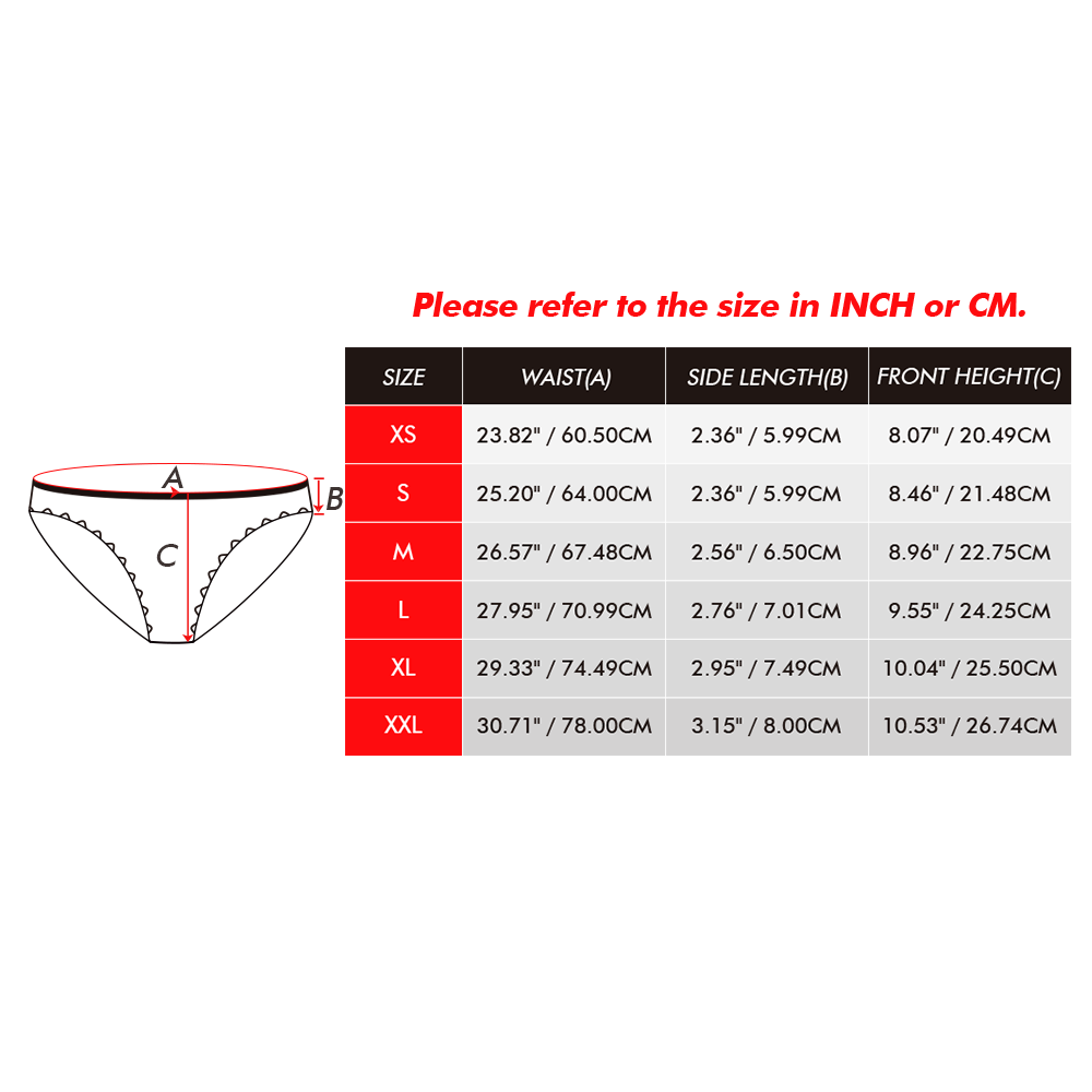 Custom Women's Panties Personalize Face Thong - Property of the Dungeon Master