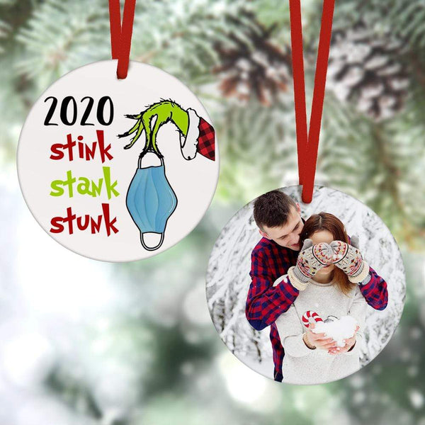 Custom Projection Ornament Personalized Heart Christmas Ornament Gifts for Her