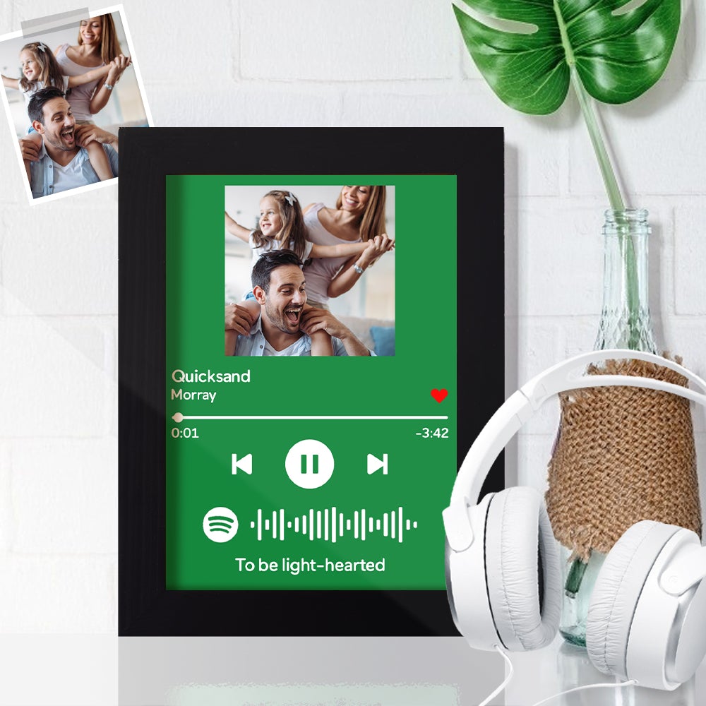 Custom Spotify Picture Frame- Custom Spotify Code Music Frame (7