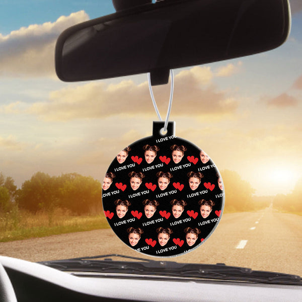 Custom Bell Hanging Car Air Freshener Gift Personalized Air Freshener with Essential Oils for Women Man