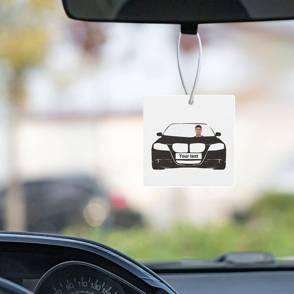 Custom Car Air Freshener Rearview Mirror Ornament Funny Air Freshener Gifts for Him Her