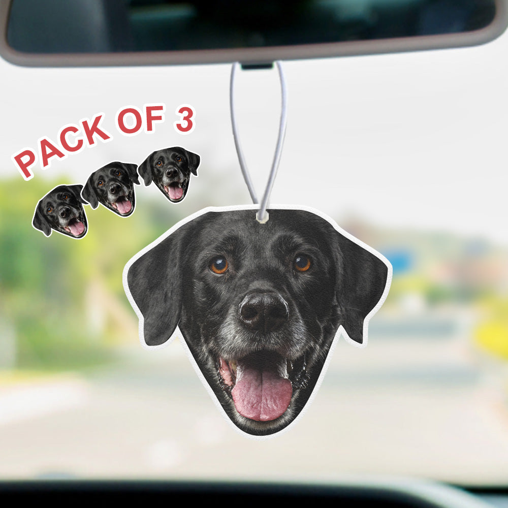 Custom Face Car Air Freshener Rearview Mirror Ornament Gifts for Him