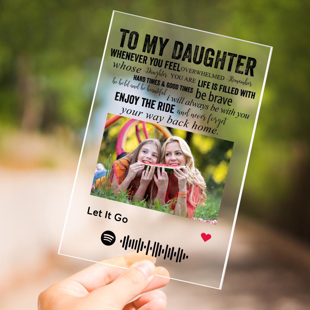 Custom Spotify Song Plaque To My Sisters Personalized Photo Engraved Text  Best Friends Ever Gifts for Her
