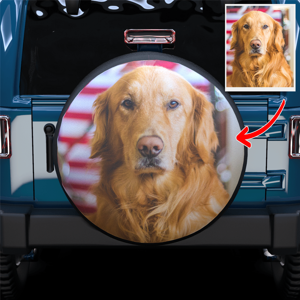 Custom Tire Covers All Tire Size and Backup Camera Hole Available Dust-Proof  Fit for All Vehicles MyCustomTireCover