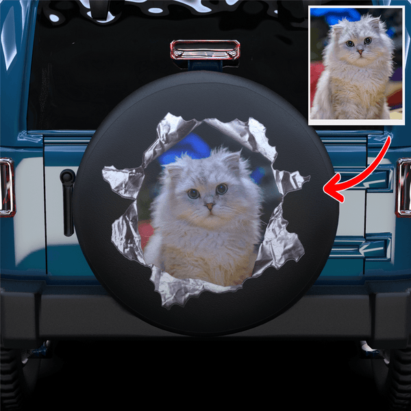 Extra 20% OFF THE 2ND-Custom Tearing Through Spare Tire Cover