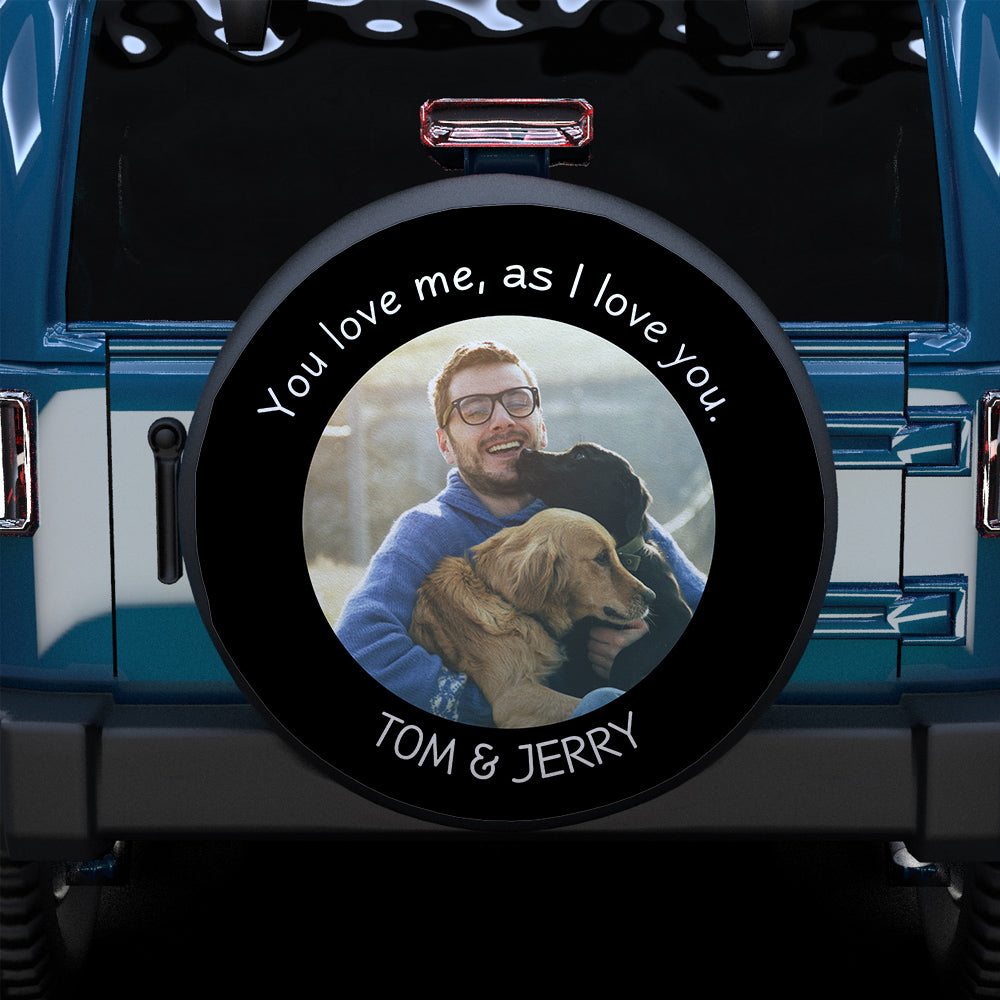 Mother's Day Gift Custom Spare Tire Cover- Your Picture and Text All Sizes Gifts for Dad Who Wants Nothing