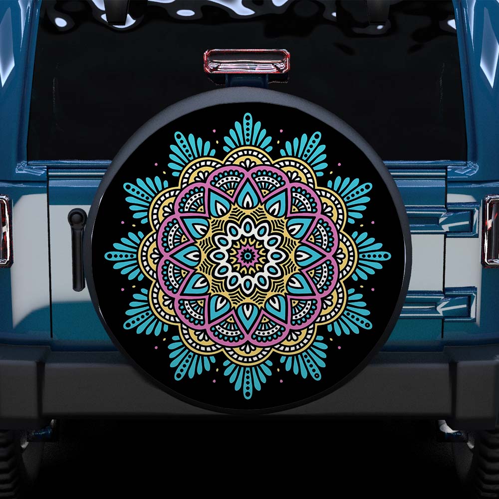 Art Briar Rose Spare Tire Cover For RV