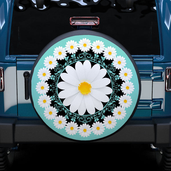 Art Daisy Spare Tire Cover For RV