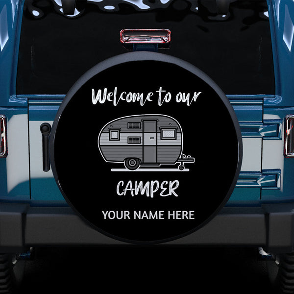 Custom Camper Spare Tire Cover For RV