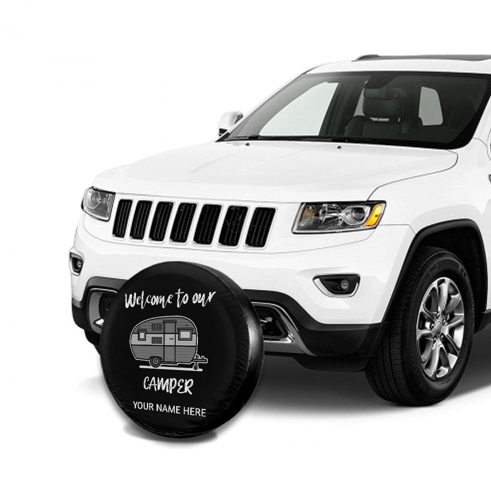Custom Camper Spare Tire Cover For Jeep/RV/Camper/SUV
