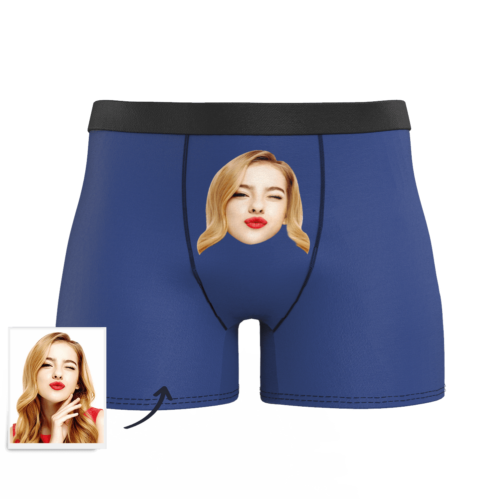 Custom Face Colorful Boxer Shorts, Custom Underwear For Men