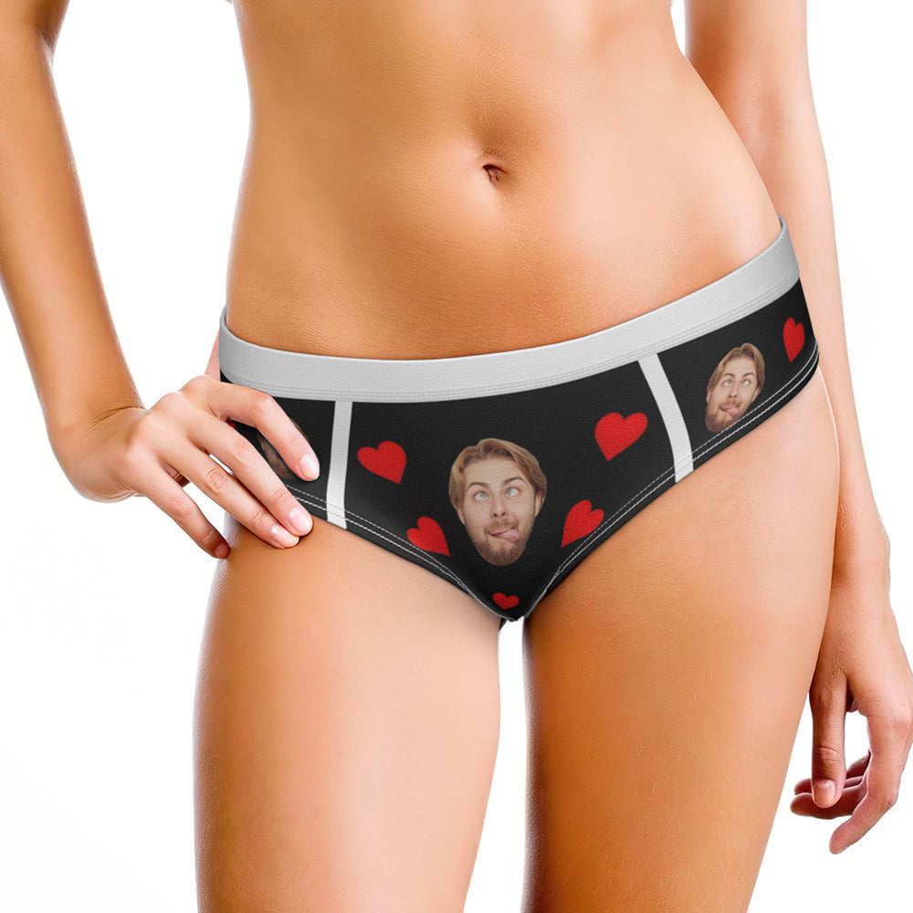 Custom Face Underwear Personalized Funny Panties Gift For Her