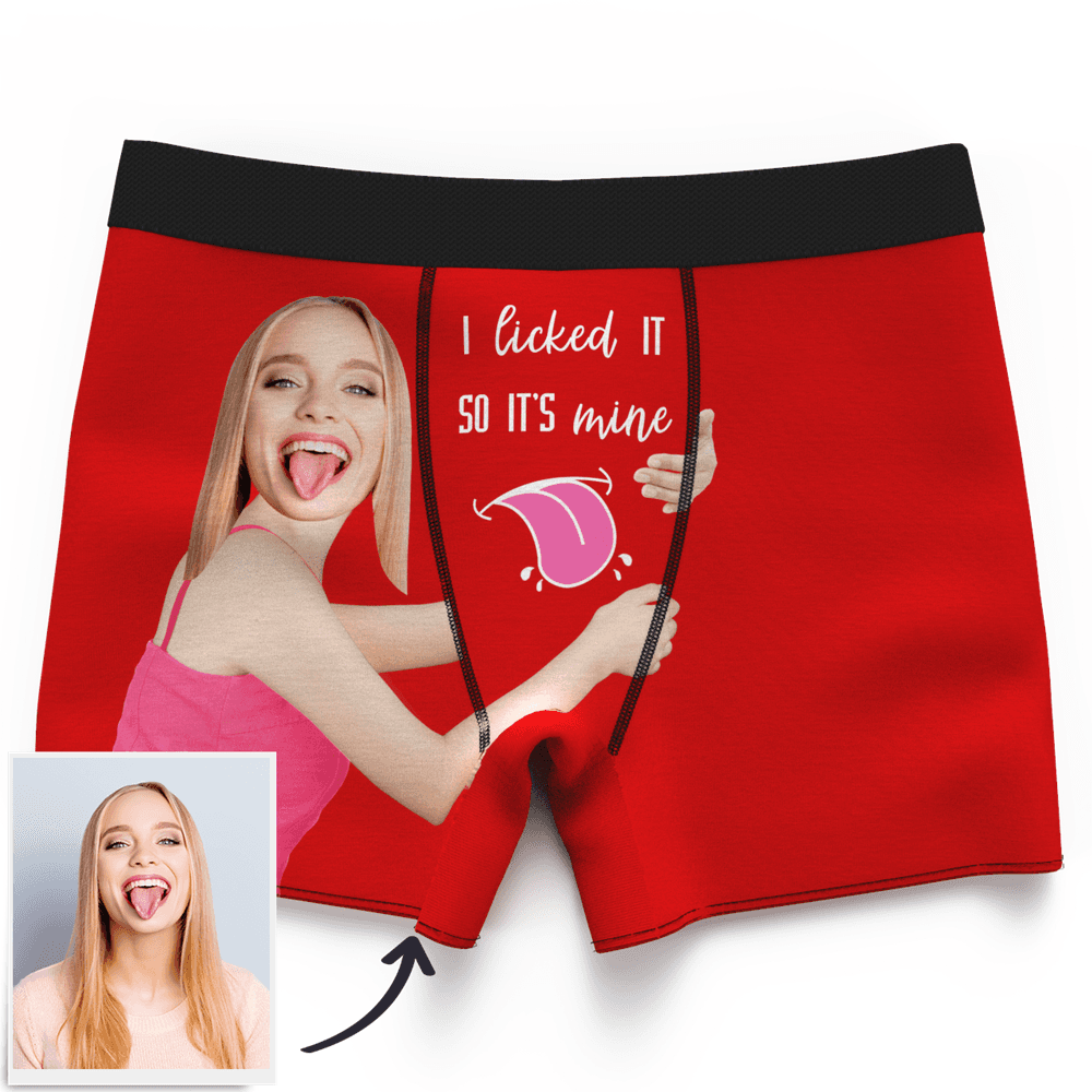 I Licked It So It's Mine Men's Valentine's Day Cotton Boxer Shorts - F –  Twinkle Twinkle Tees