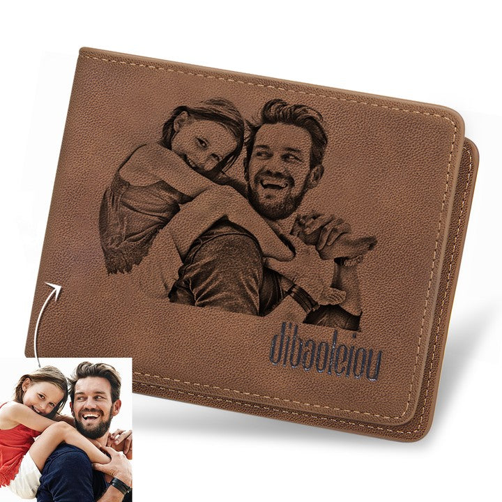 Game Life Graphic Art Men Wallet Personalized Leather Gift 