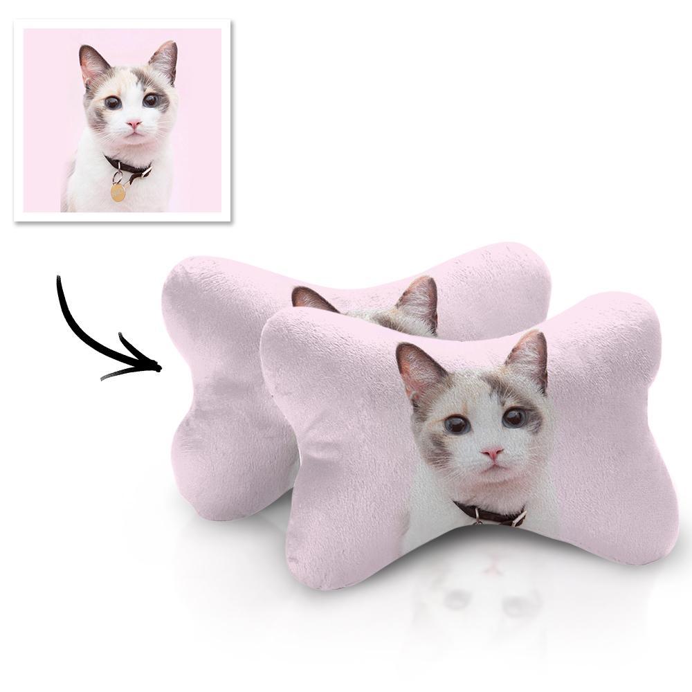 Custom Car Neck Pillow Cat Theme With Your Photo