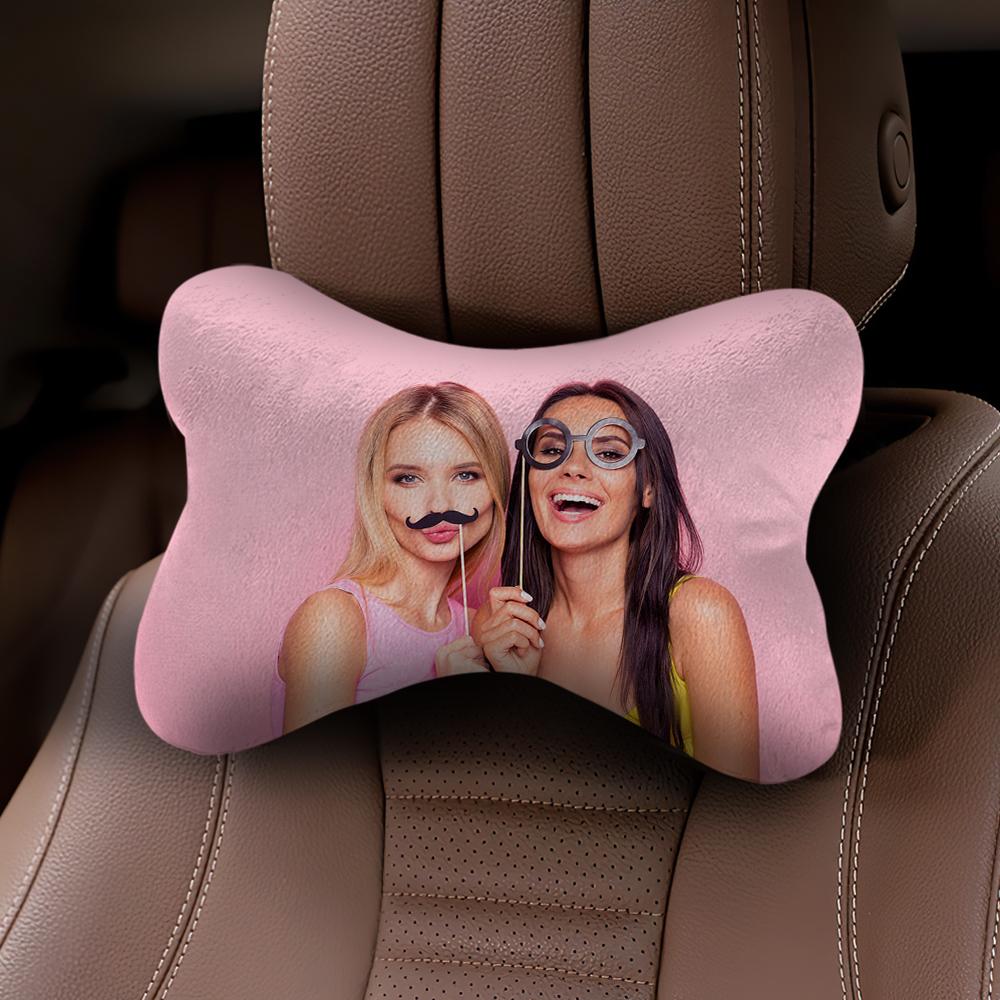 Custom Car Neck Pillow Friend Theme With Your Photo