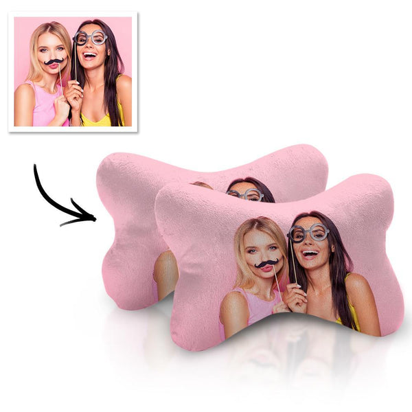 Custom Car Neck Pillow Friend Theme With Your Photo