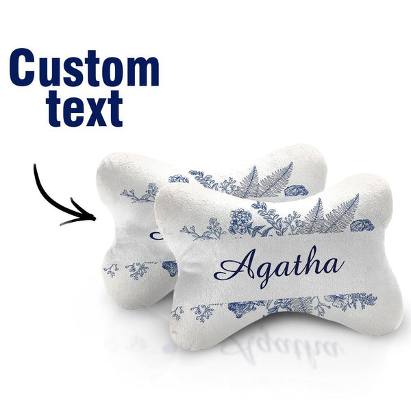 Custom Car Neck Pillow-Agatha With Text