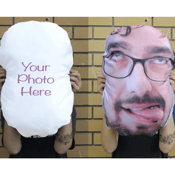 Custom Photo Portrait Face Pillow