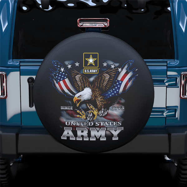US Army American Eagle Spare Tire Cover For SUV