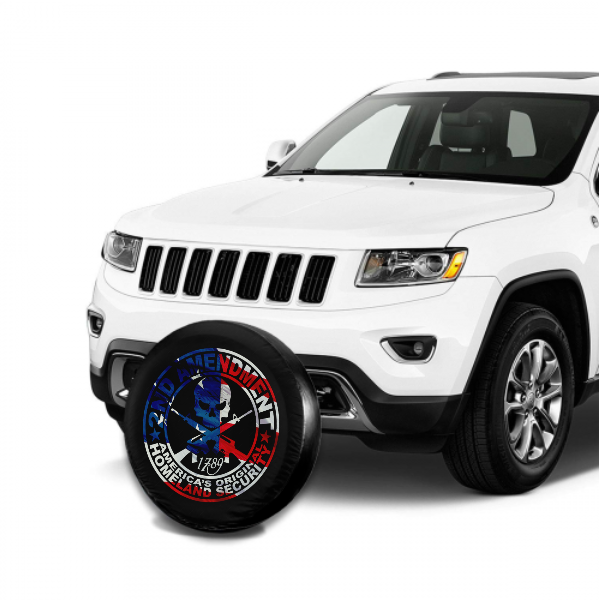 Color Gun Cross Spare Tire Cover For Jeep/RV/Camper/SUV
