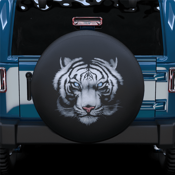 Tiger Head Spare Tire Cover For Jeep/RV/Camper/SUV