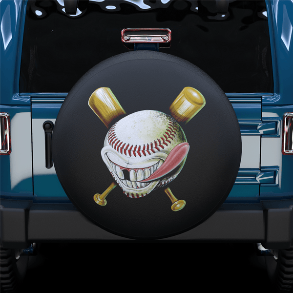 Baseball Spare Tire Cover For Jeep/RV/Camper/SUV