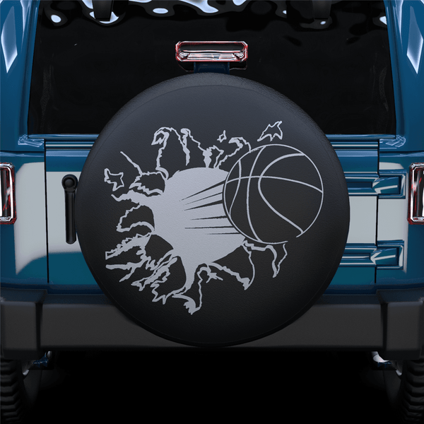 Hit By A Basketball Spare Tire Cover For SUV