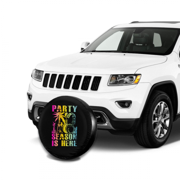 Party Season Spare Tire Cover For Jeep/RV/Camper/SUV