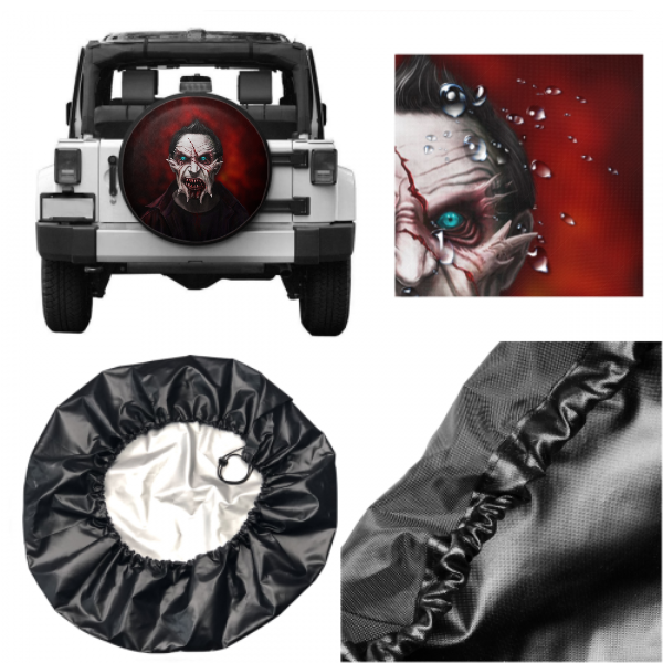 Halloween Zombie Spare Tire Cover