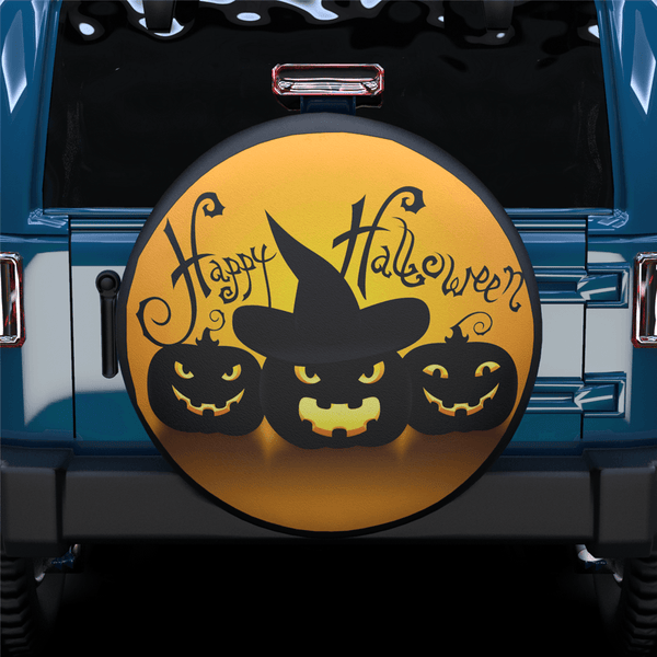 Happy Halloween Spare Tire Cover