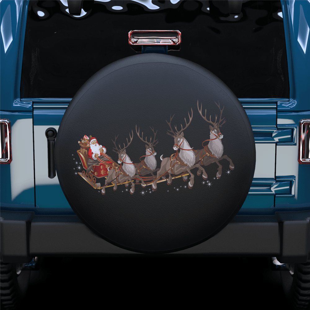 Santa Claus's reindeer Spare Tire Cover For RV