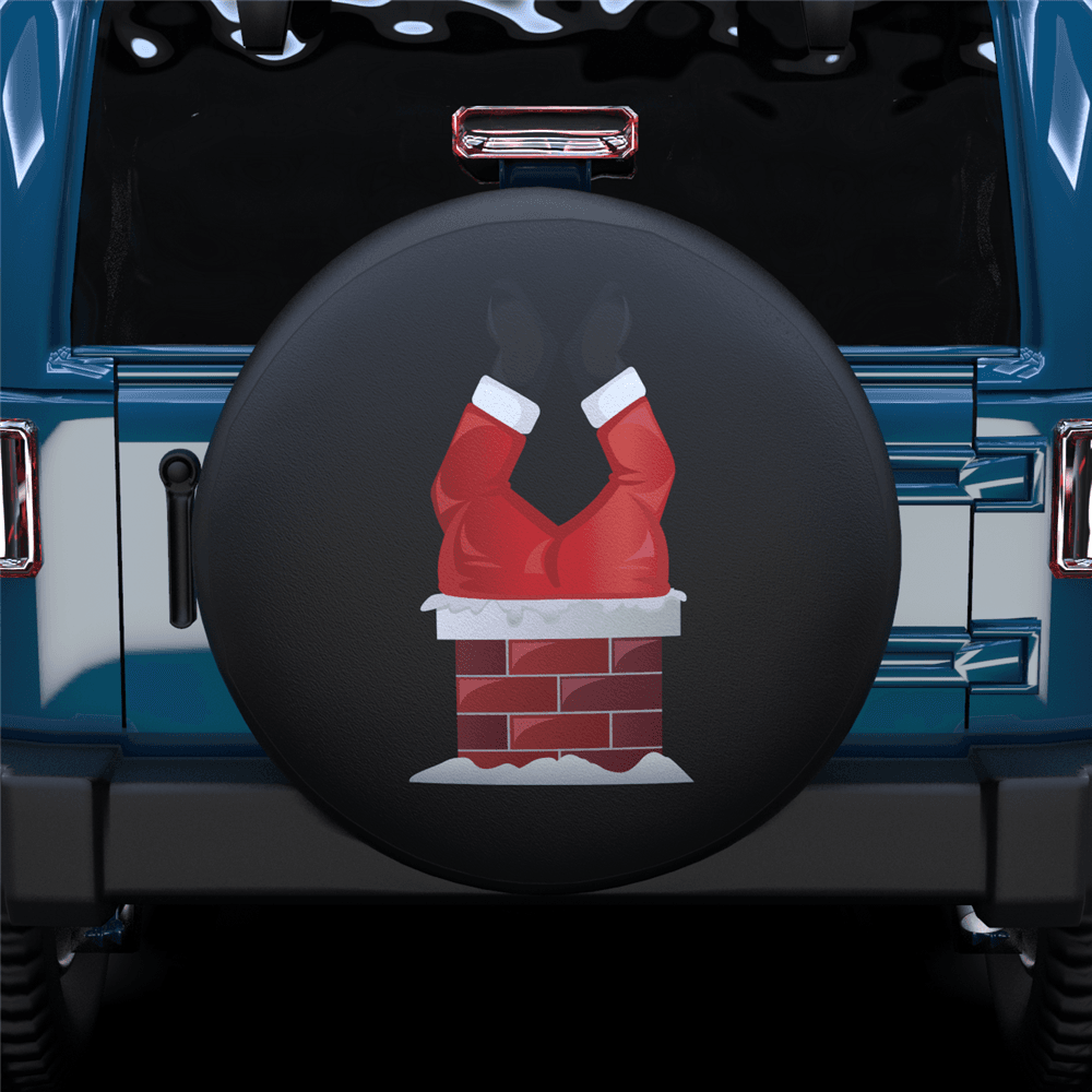 Santa Claus Chimney Spare Tire Cover