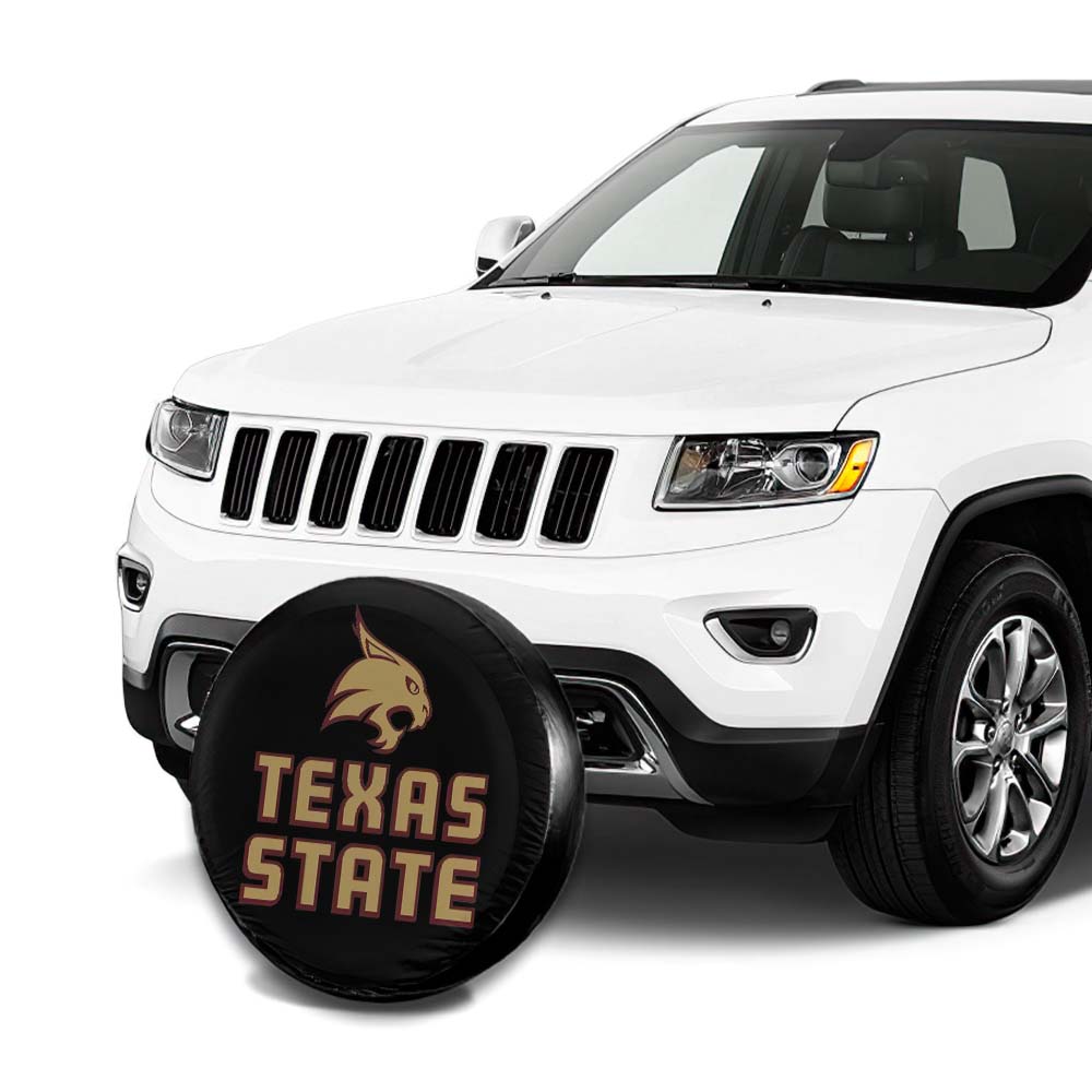 Texas State Bobcats Spare Tire Cover for SUV