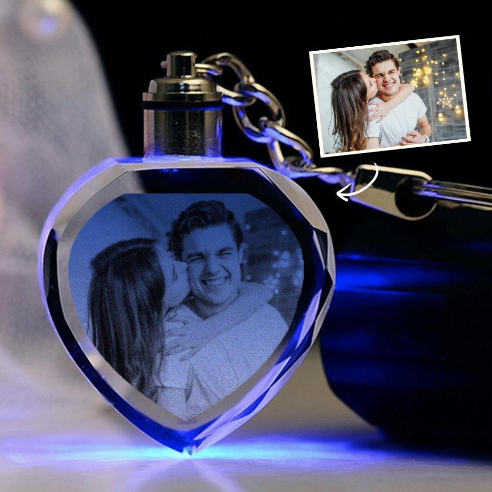 Custom Crystal Keychain Personalized Photo Keychains Gift for Him -  MyCustomTireCover