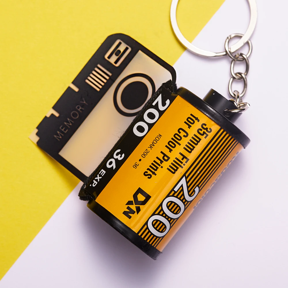 Gift For Boyfriend Custom Colorful Camera Roll Keychain - For Lover