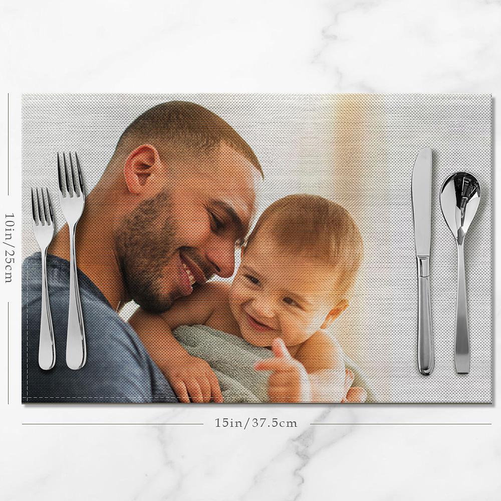 Custom Photo Placemat - Enjoy Dinner With Your Family - Child