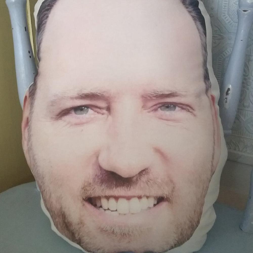 Custom Photo Portrait Face Pillow