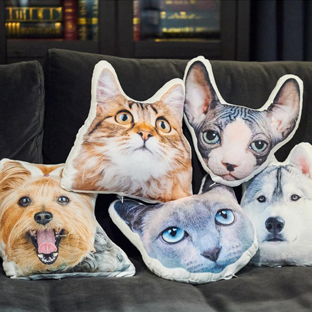Custom Cat Pillow Custom Pet Shaped Photo Pillow, Pet Pillow Custom