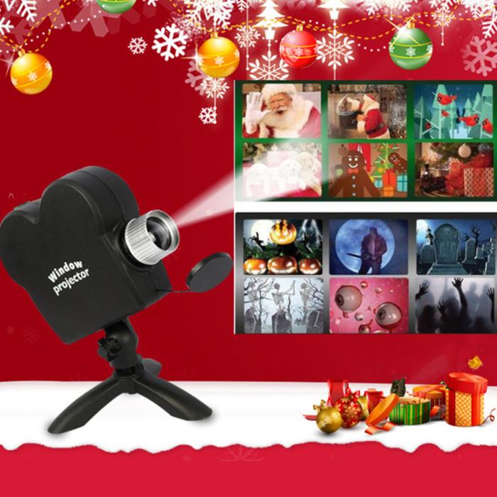 2020 Newest - Window Projector 12 Movies Included Christmas & Halloween